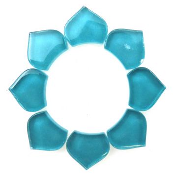 Small Fishscale: Bright Aqua WHB179 (8 pieces)